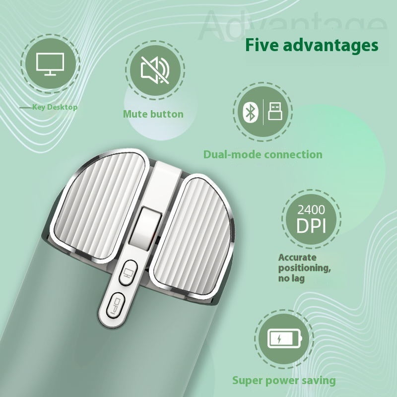 Wireless Mute Mouse Desktop Computers And Laptop Computer Cellphone Tablet Universal