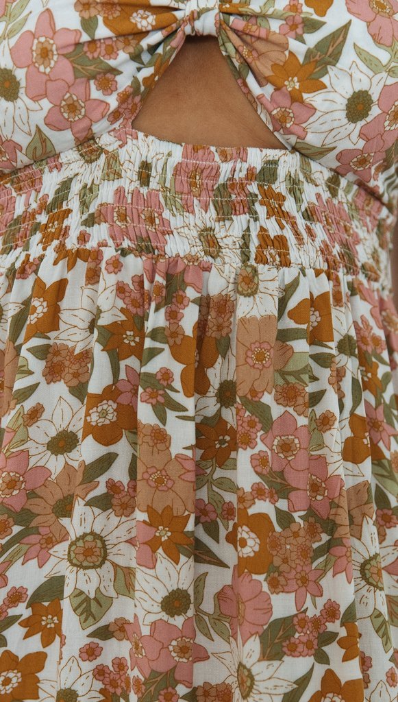 Women's Clothing Halterneck  Printed Long Dress