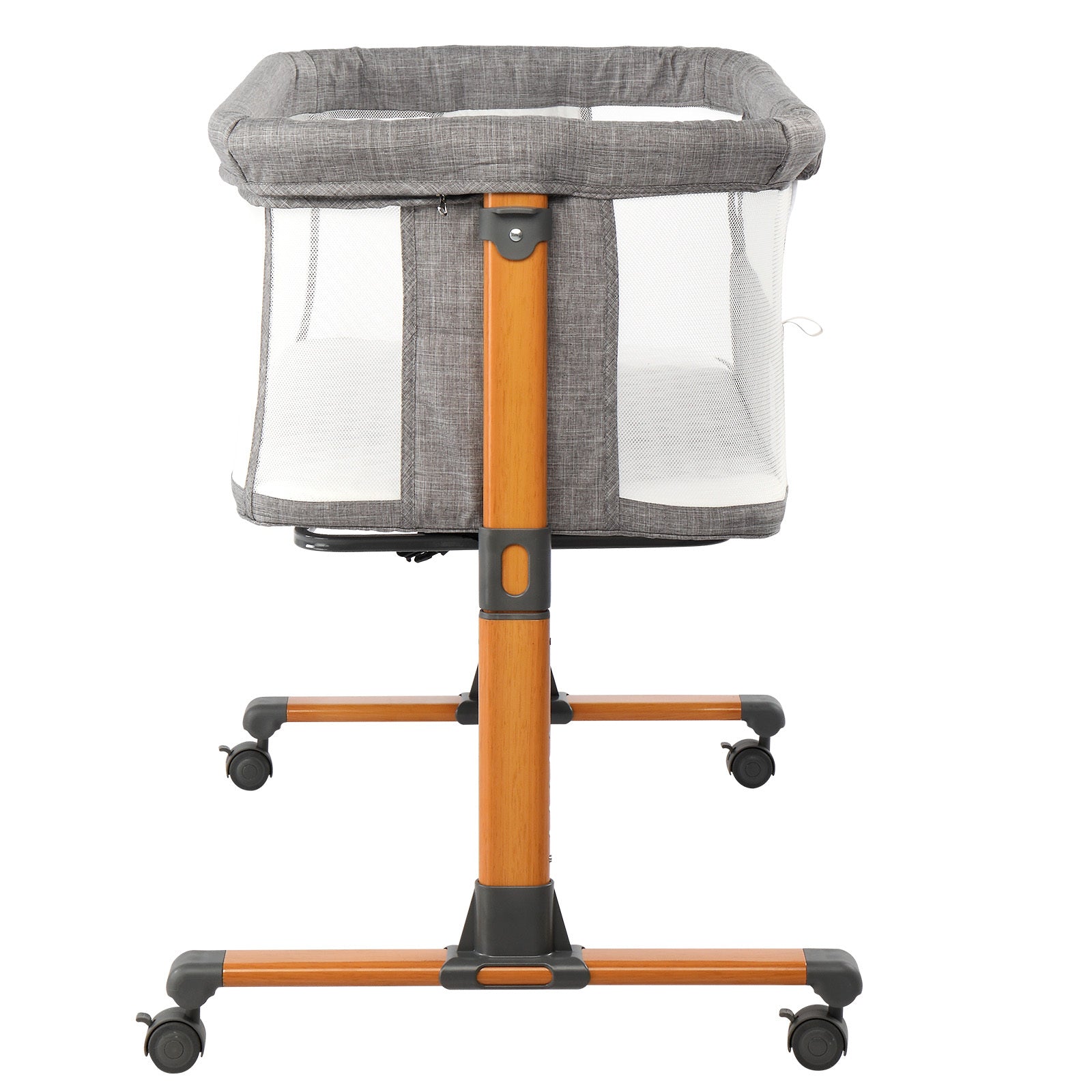 150D Encrypted Cationic Cloth , Grey, Bassinet Bed For Babies