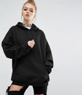 Hooded Bat Sleeve Sweater Women's Clothing