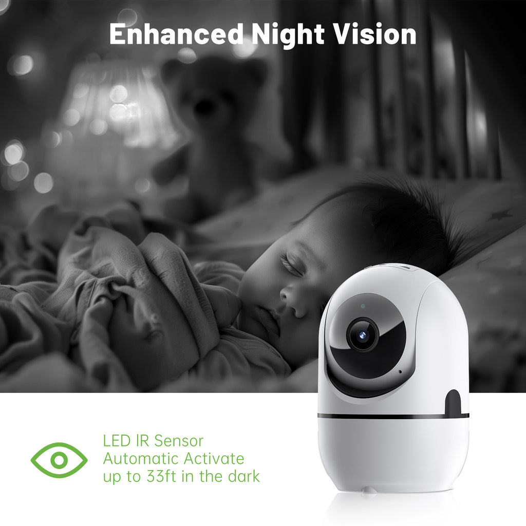 2-way Video Call Network Camera PTZ WIFI Security Cam AI Smart Camera For Home Night Vision Wireless Indoor Camera