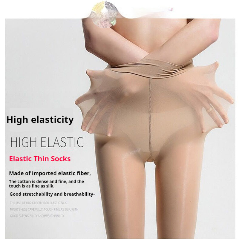 Steel Wire Stocking Women's Sexy Black Not Rotten Flesh Color Durable Anti-snagging