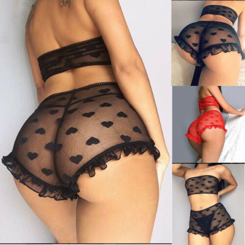 Seductive lace underwear