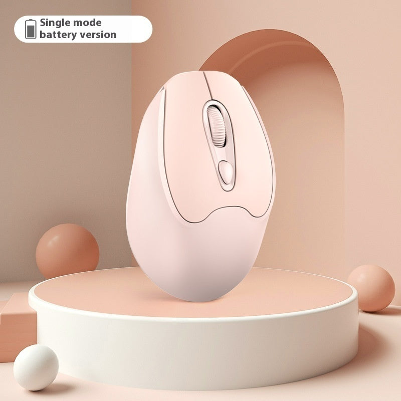 Dual-mode Bluetooth Wireless Mouse Charging Mute Office Game Applicable To Mobile Phones And Tablets