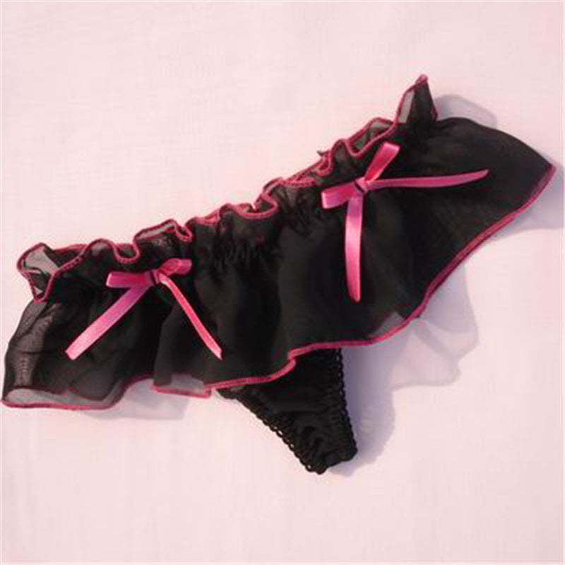 Underwear Low Waist Solid Color T Back Women's Underwear