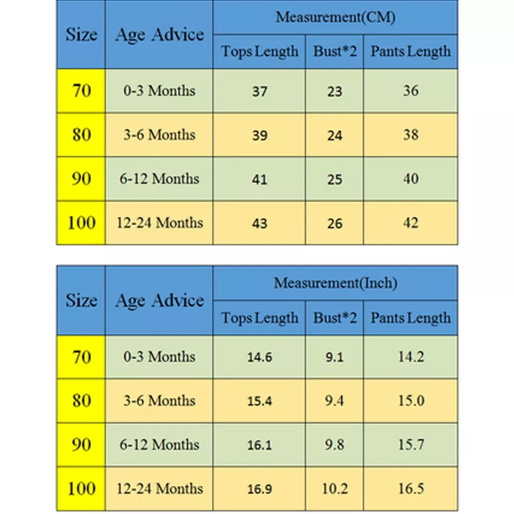 US Newborn Baby Boy Girl Tops Romper Bodysuit Jumpsuit Pants Outfits Clothes Set