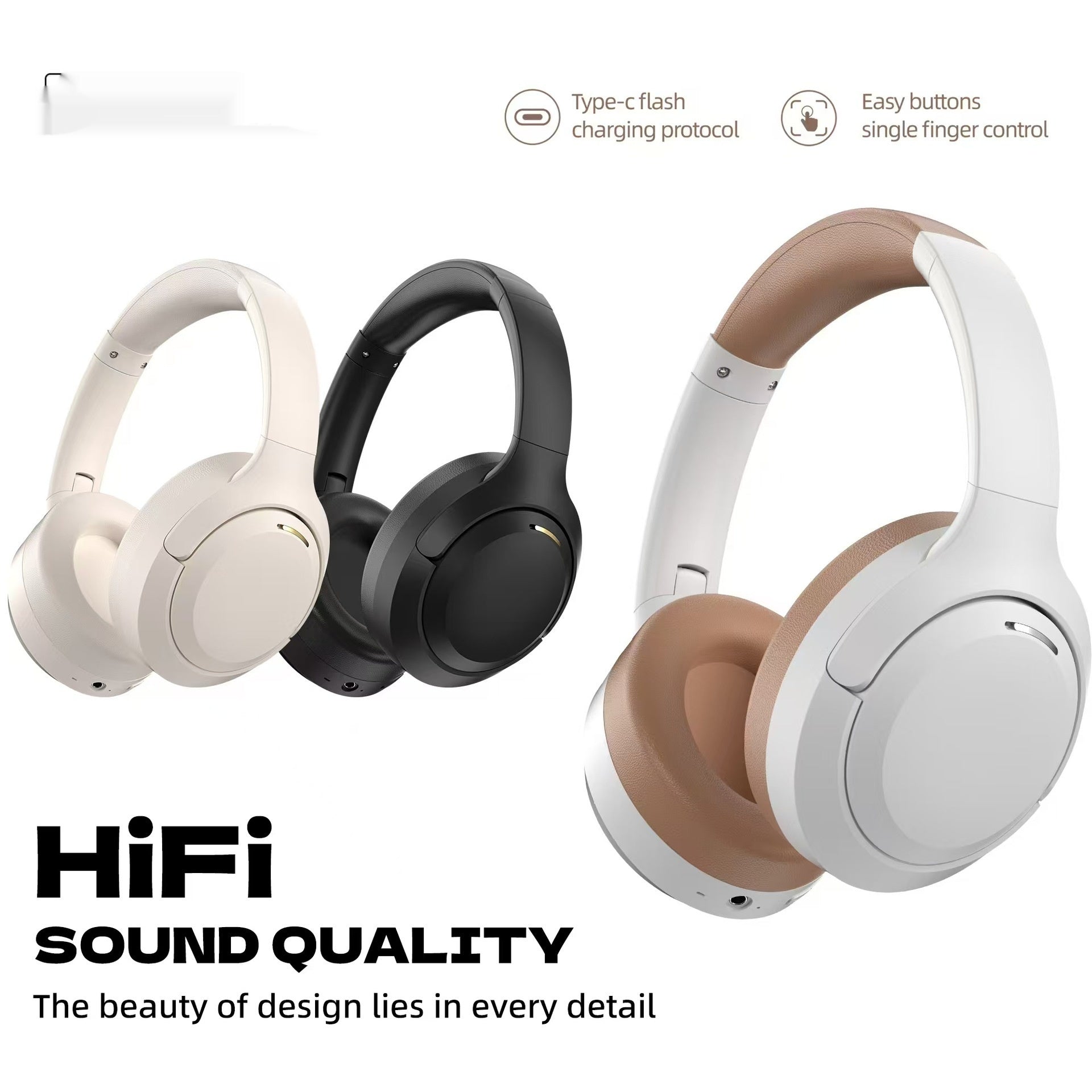 Headset Bluetooth Wireless Earphone Cellphone Computer Ultra-long Life Battery