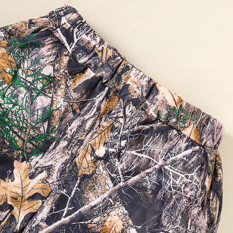 Toddler Baby Boy Outfits Little Boys Short Sleeve Camouflage Print Hoodie Sweatshirt Shirts & Short Pants With Pocket