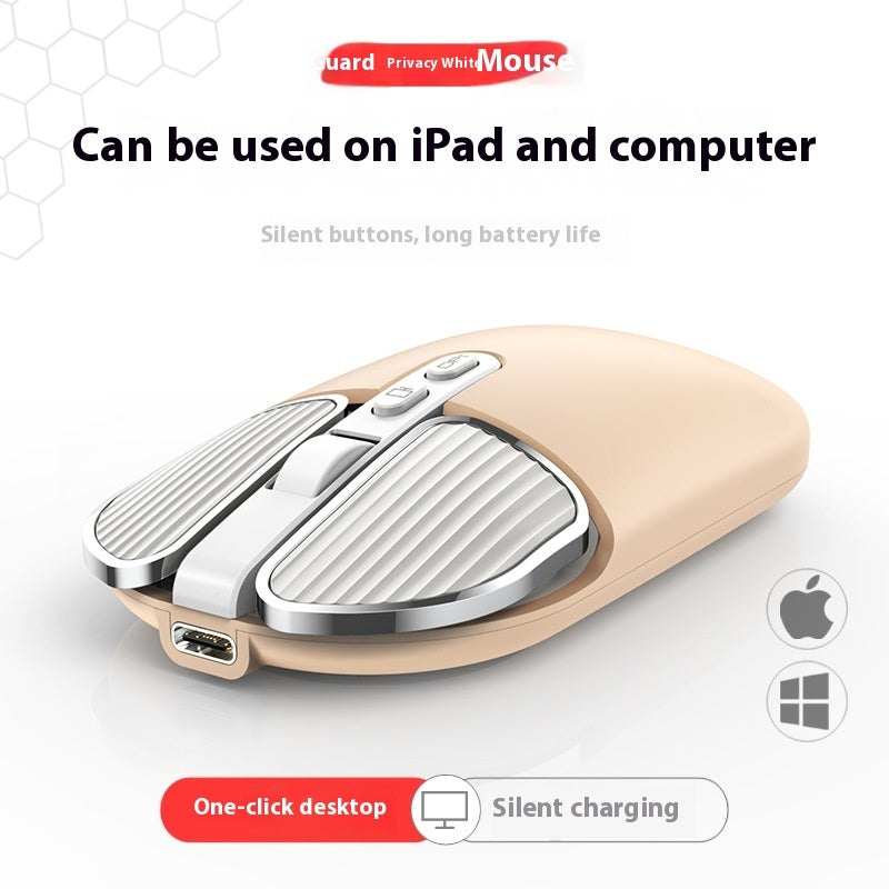 Wireless Mute Mouse Desktop Computers And Laptop Computer Cellphone Tablet Universal