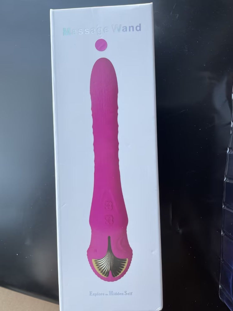 Vibrating Bunny Telescopic 3 Thrust 10 Vibrating Dildo Clitoral Stimulator Retractable Female Masturbators