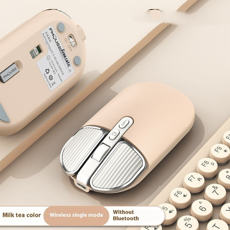 Wireless Mute Mouse Desktop Computers And Laptop Computer Cellphone Tablet Universal