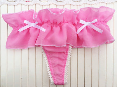 Underwear Low Waist Solid Color T Back Women's Underwear