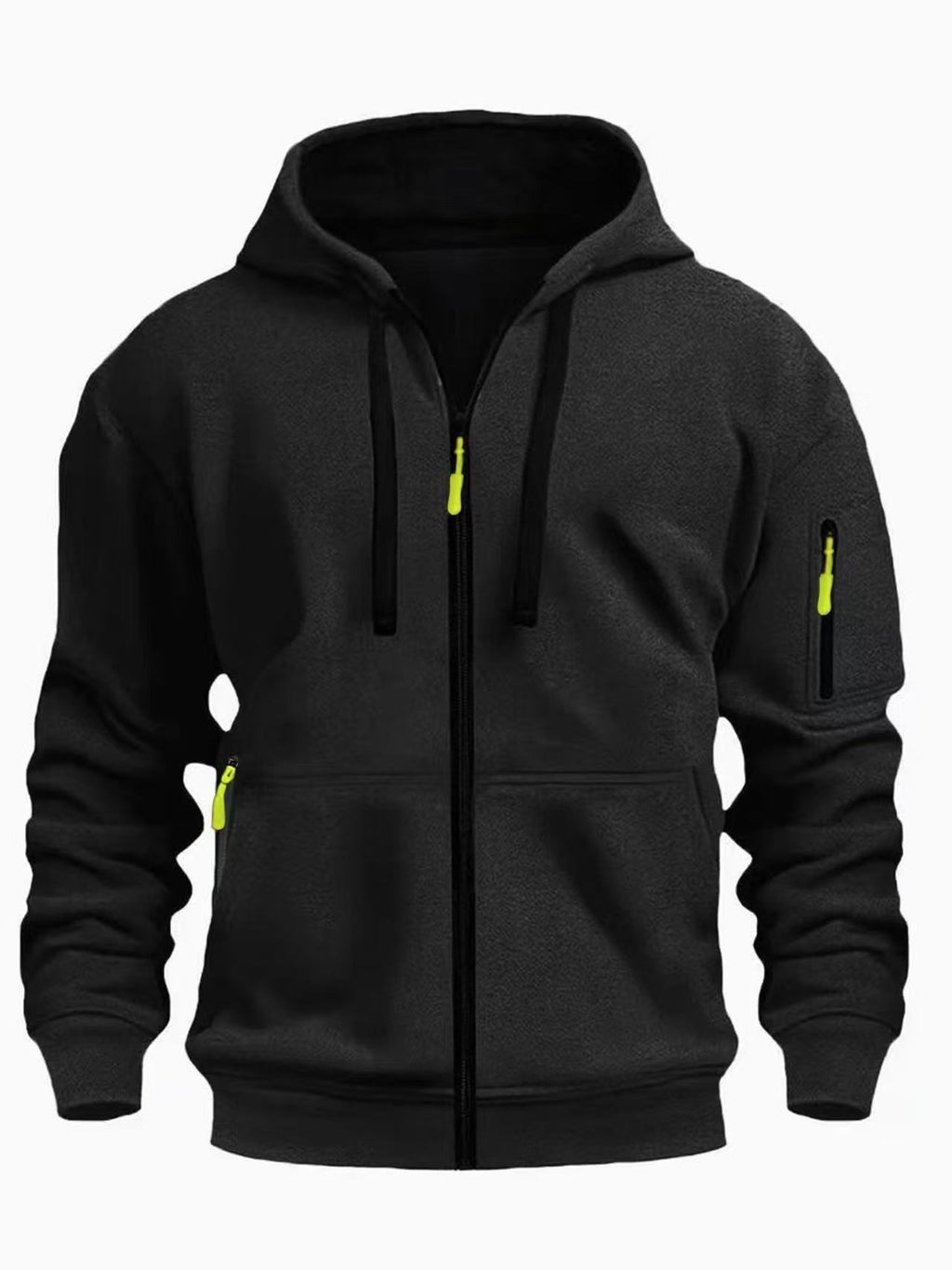 Zipper Hooded Sweatshirt Men's Sports Casual Cardigan Coat